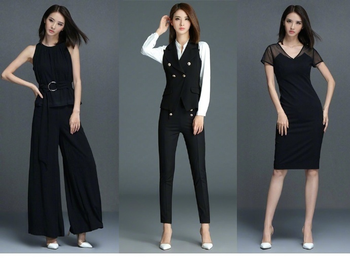 网络美女照片:职业女性的大气职场穿搭技巧穿出