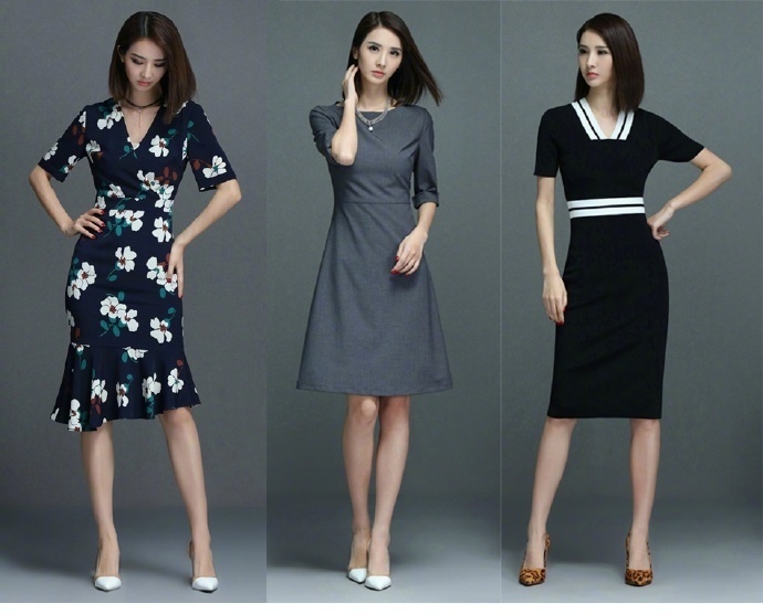 网络美女照片:职业女性的大气职场穿搭技巧穿出