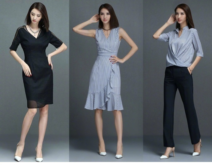 网络美女照片:职业女性的大气职场穿搭技巧穿出