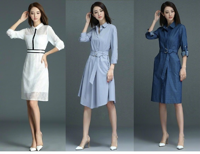 网络美女照片:职业女性的大气职场穿搭技巧穿出