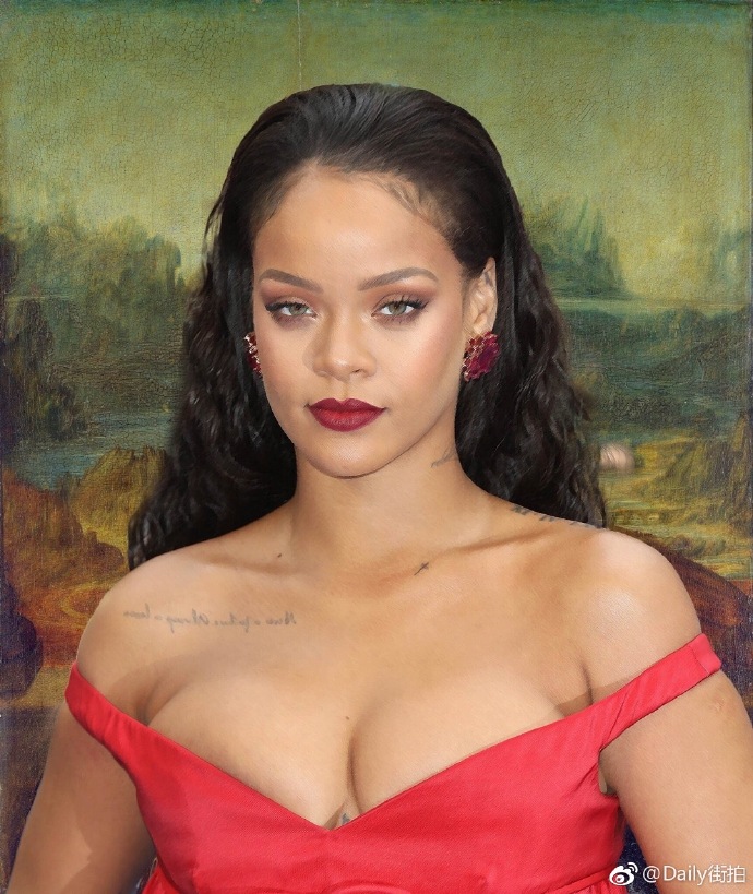 欧美明星蕾哈娜Rihanna出席《星际特工千星之城》