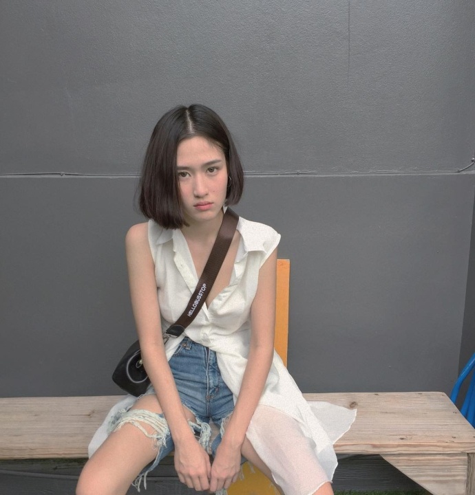 泰国女孩gracebuchita短发高颜值好身材图片