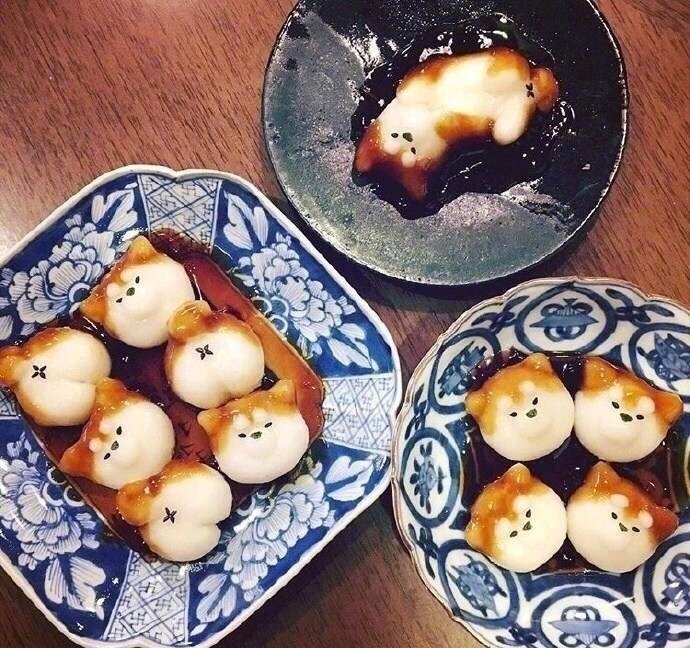 小吃图片_超Q的柴犬丸子图片
