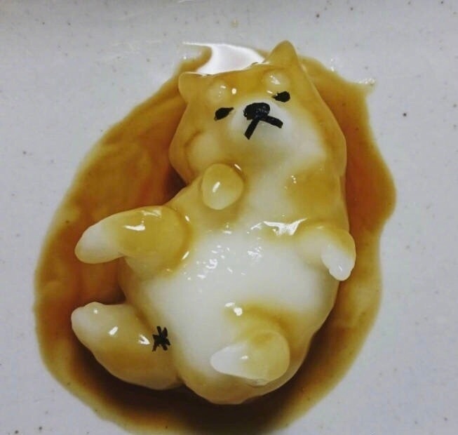 小吃图片_超Q的柴犬丸子图片