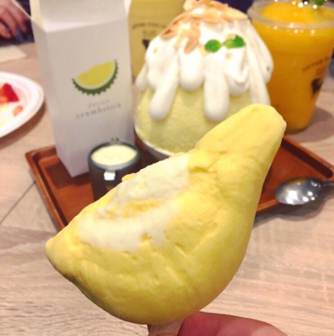 甜点冰淇淋图片_泰国榴莲冰棍图片