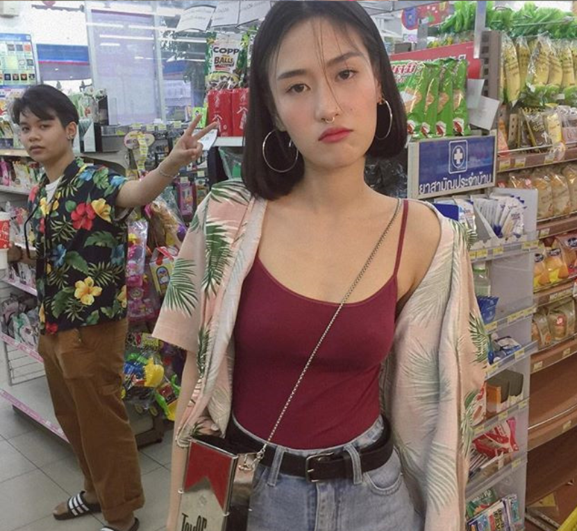 泰国女孩gracebuchita穿搭简单又时髦的穿衣搭配技