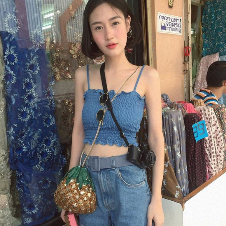 泰国女孩gracebuchita穿搭简单又时髦的穿衣搭配技