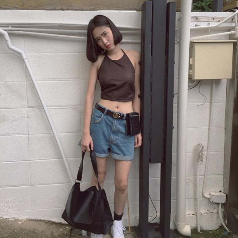 泰国女孩gracebuchita穿搭简单又时髦的穿衣搭配技