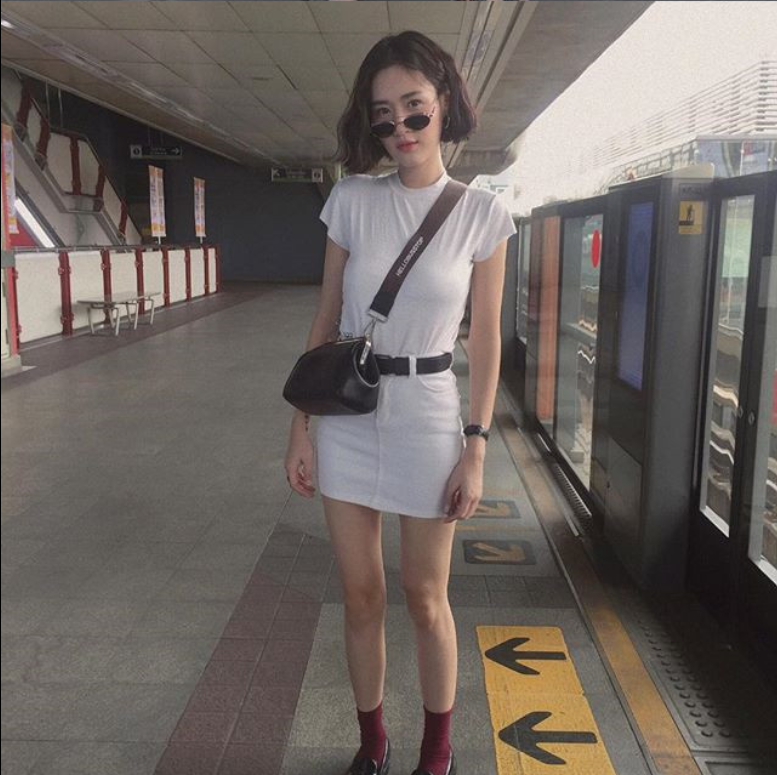 泰国女孩gracebuchita穿搭简单又时髦的穿衣搭配技