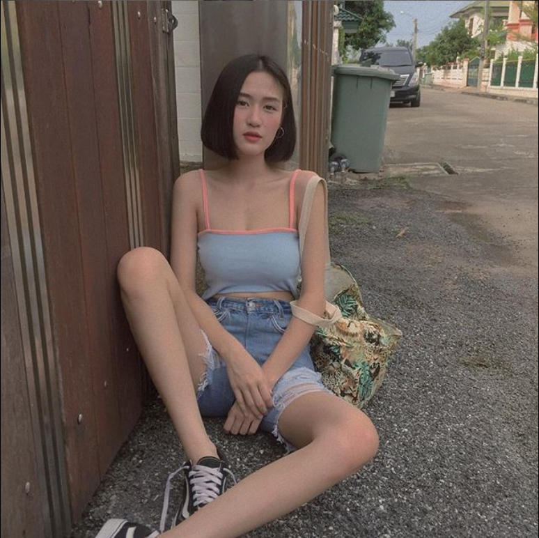 泰国女孩gracebuchita穿搭简单又时髦的穿衣搭配技