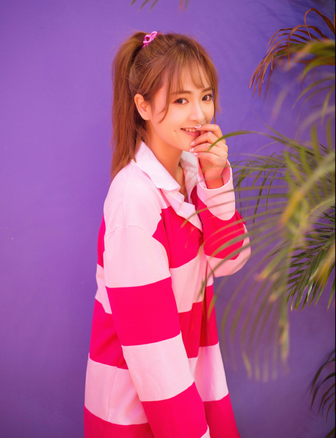 很高兴遇见你Pink girlLikeGirls-窦鹤鑫清纯美女图片