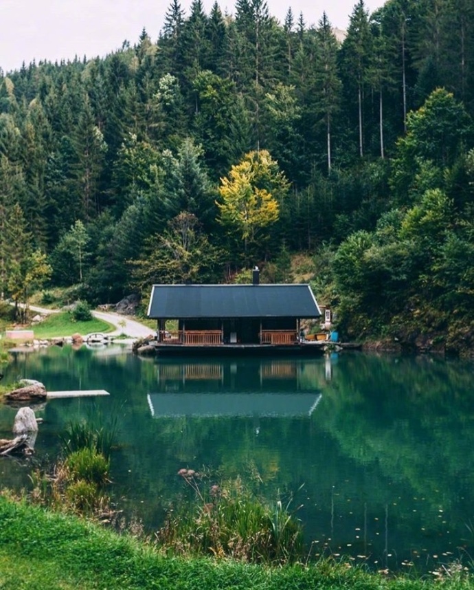 奥地利山水风景图片