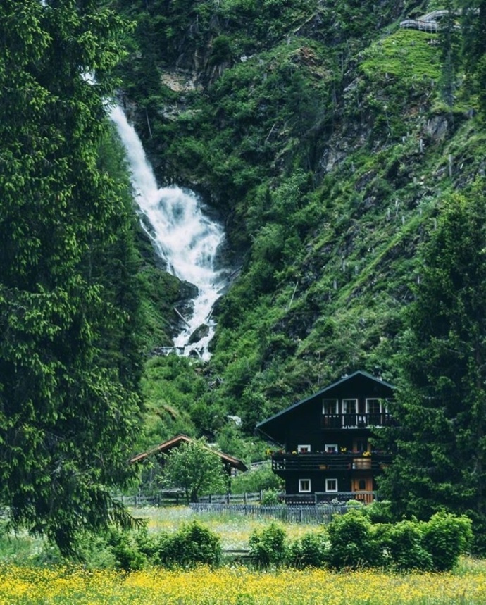 奥地利山水风景图片