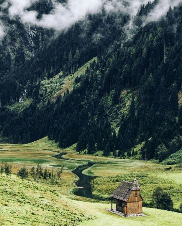 奥地利山水风景图片