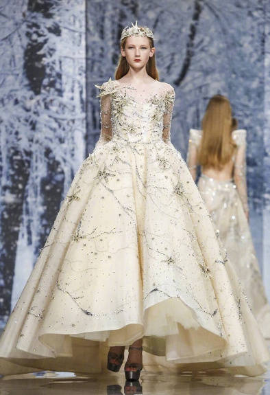 欧美图片Ziad Nakad Couture FW 2017美到开挂的冰雪女王
