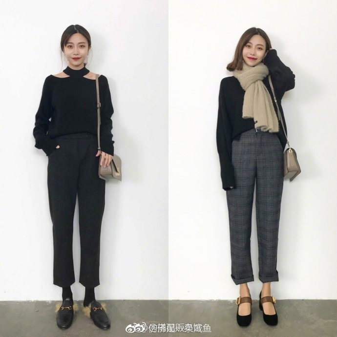 网络美女秋冬穿搭：一件单品多种穿衣搭配图片