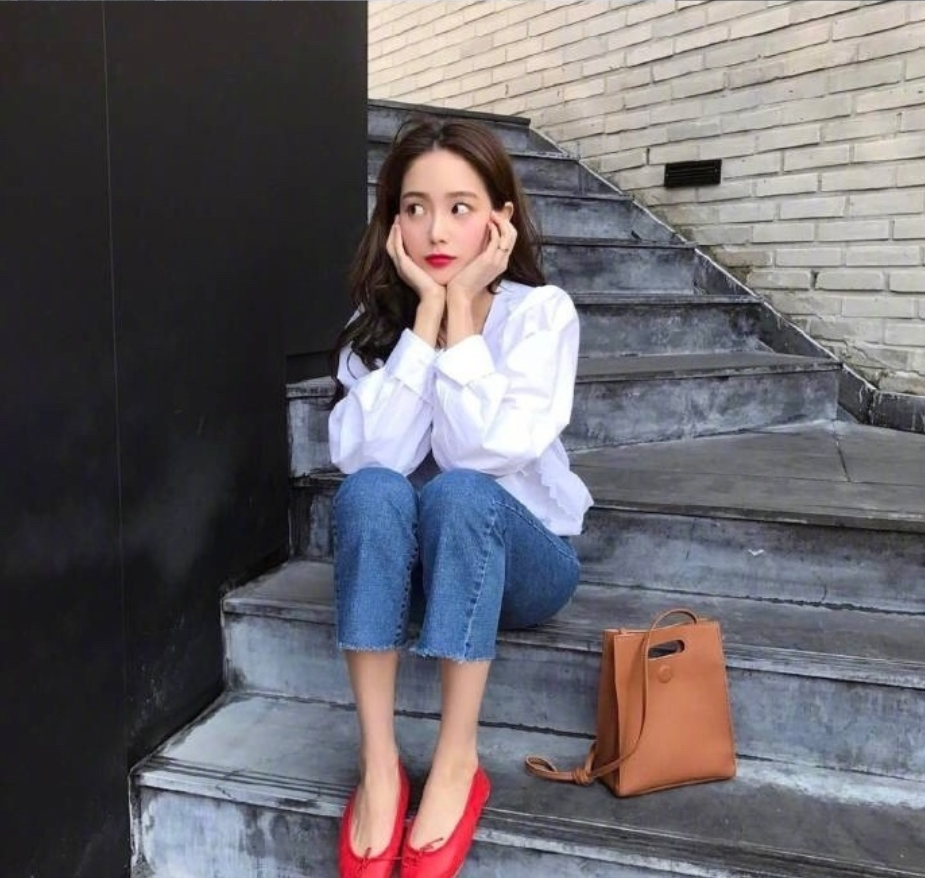 清纯美女值得学习的拍照风格