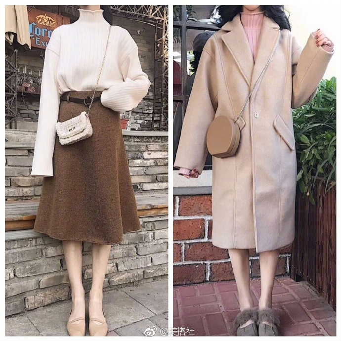 大学生秋冬温婉风穿搭参考