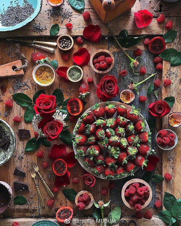 水果图片:草莓控图片_好想吃草莓啊