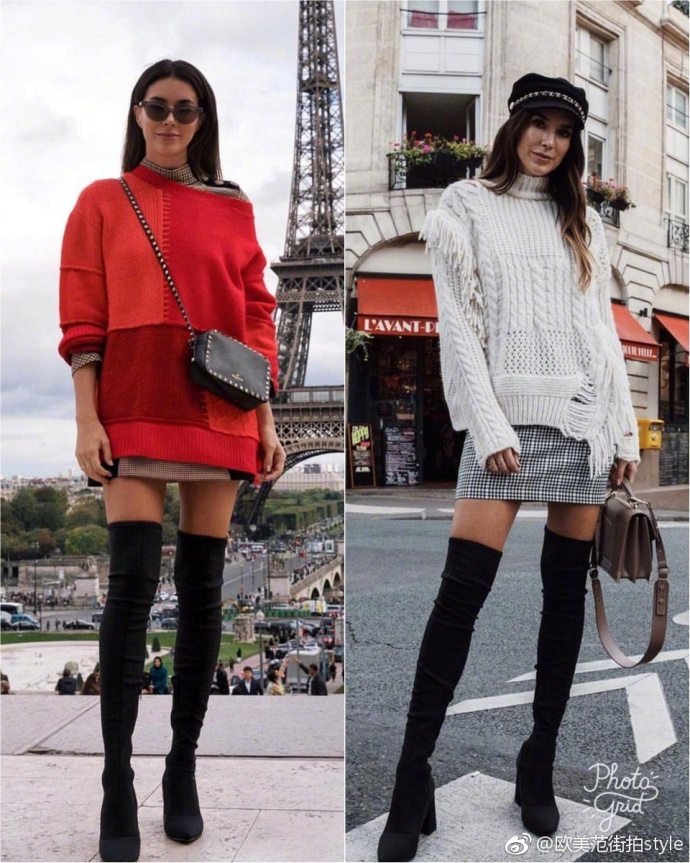 欧美美女洛杉矶时尚博主Brittany Xavier穿衣搭配的