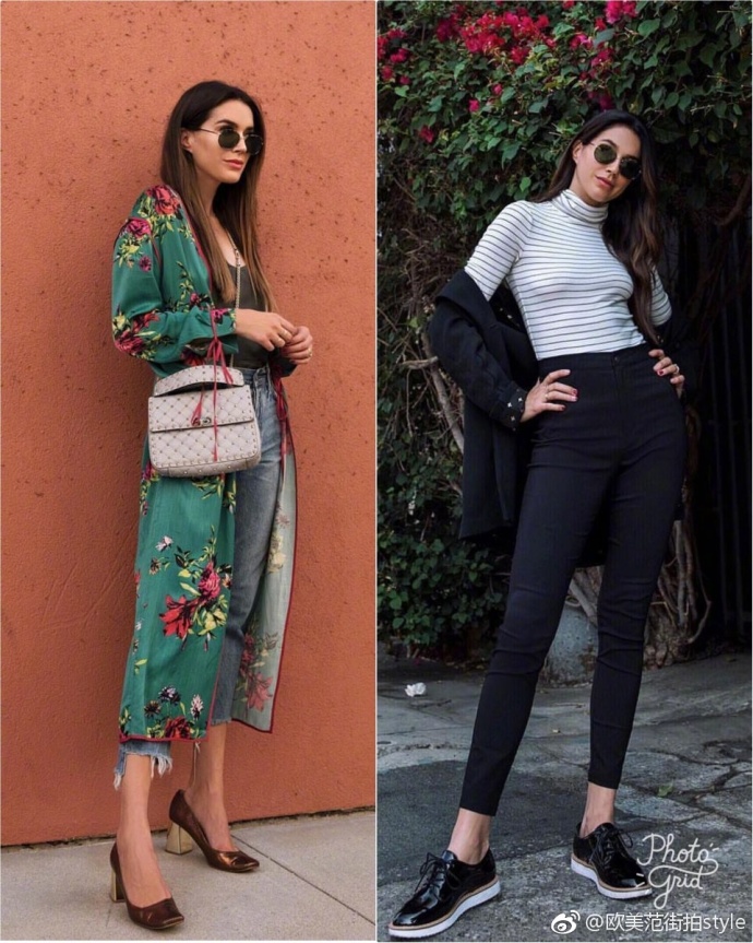 欧美美女洛杉矶时尚博主Brittany Xavier穿衣搭配的