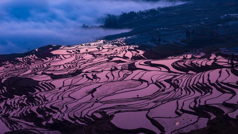 桂林山水甲天下龙脊梯田风景图片