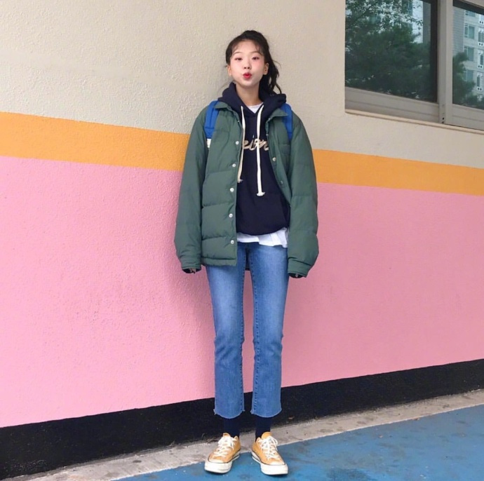 可爱女生活力穿衣搭配技巧图片