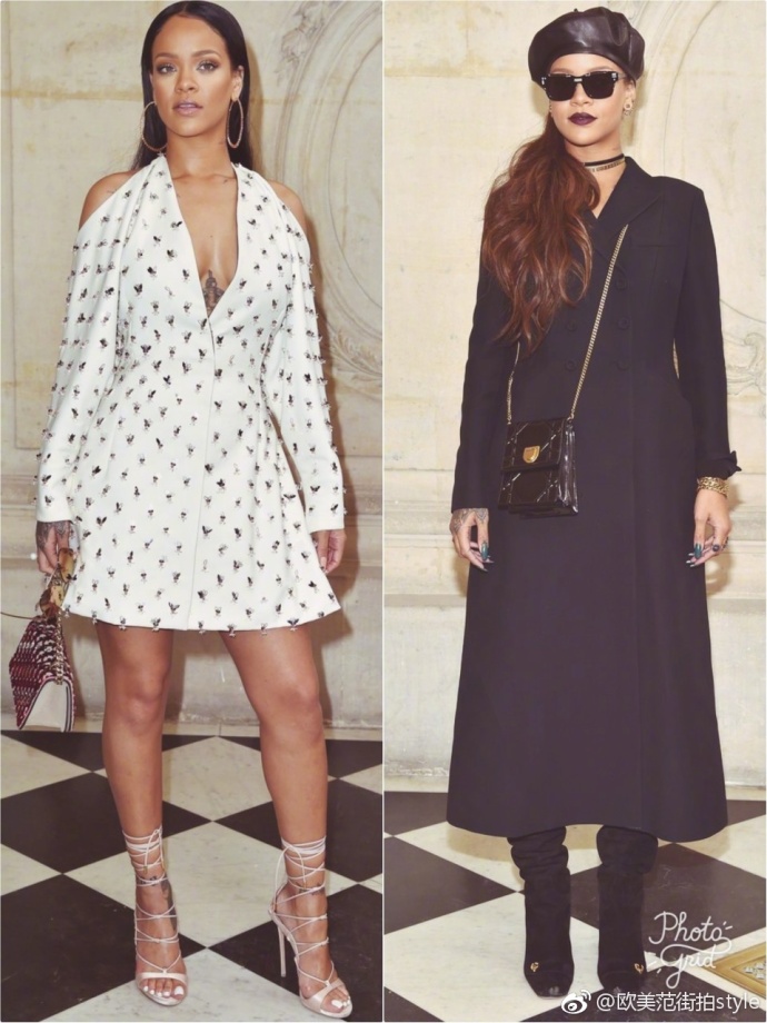 欧美美女明星蕾哈娜Rihanna山东天后的日常Style