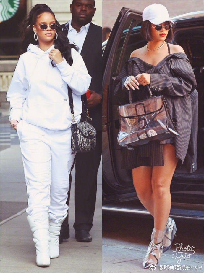 欧美美女明星蕾哈娜Rihanna山东天后的日常Style