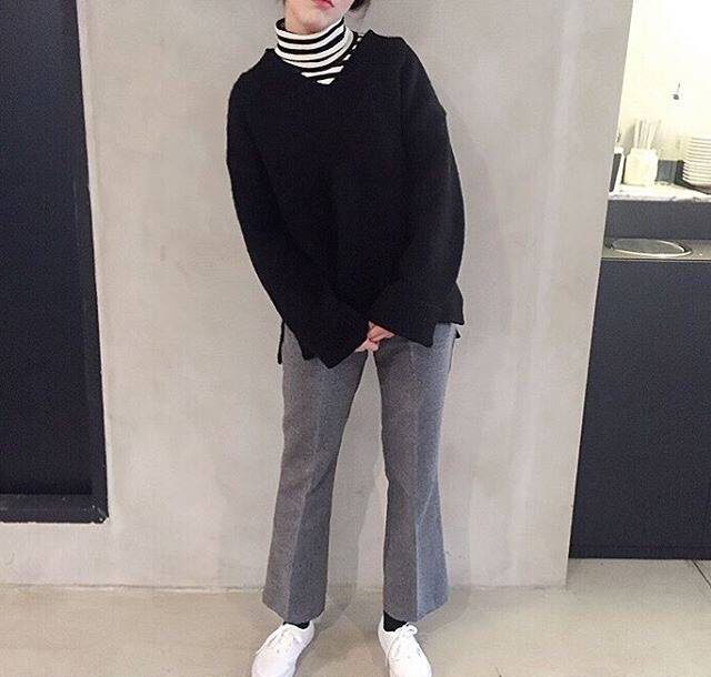 大热的小高领内搭款穿衣搭配风格
