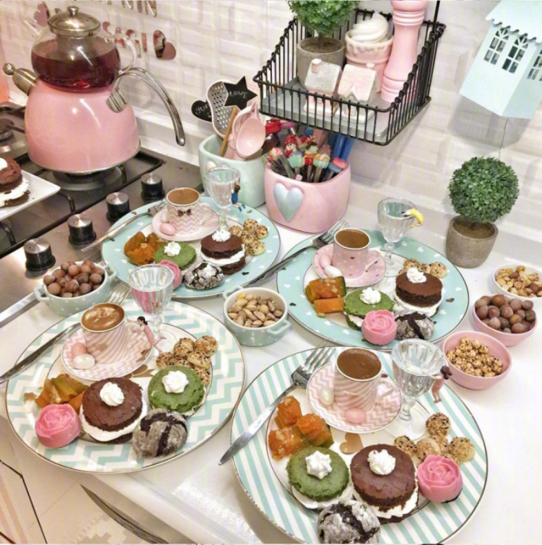 下午茶甜品图片_甜品控的福利图片