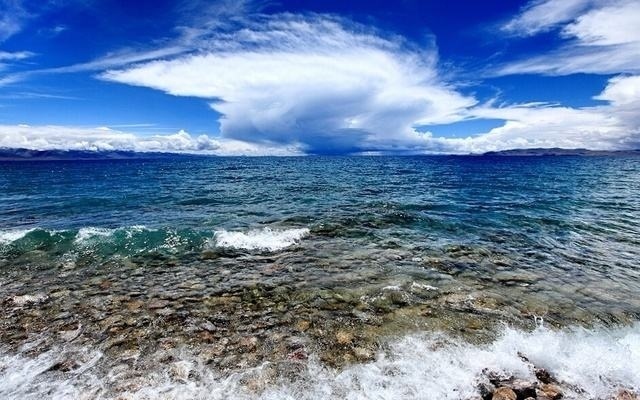 西藏纳木错风景图片