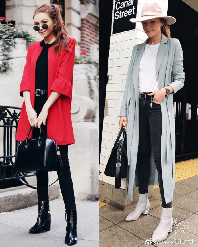 时髦有型的纽约博主retroflame秋冬私服穿衣搭配借