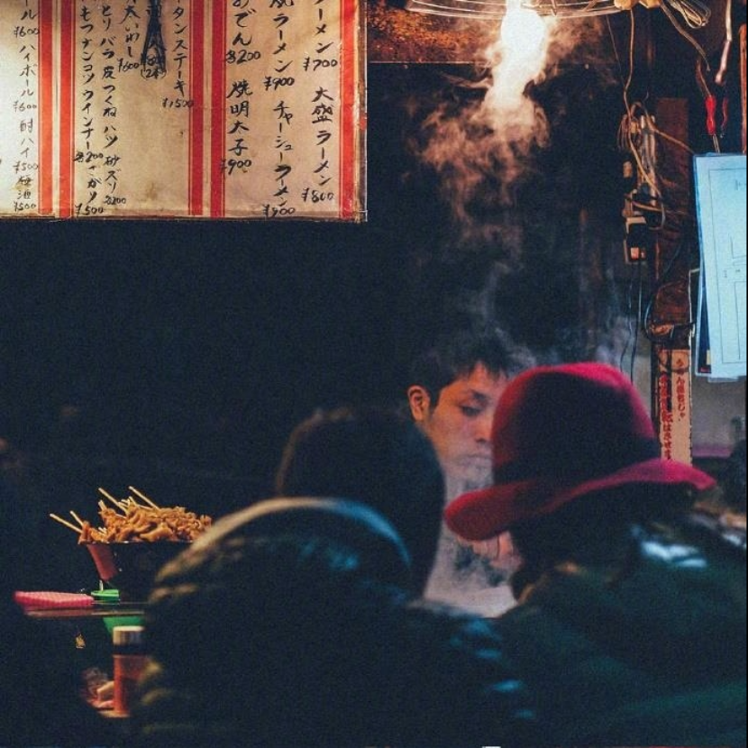 日本街头夜景风景图片