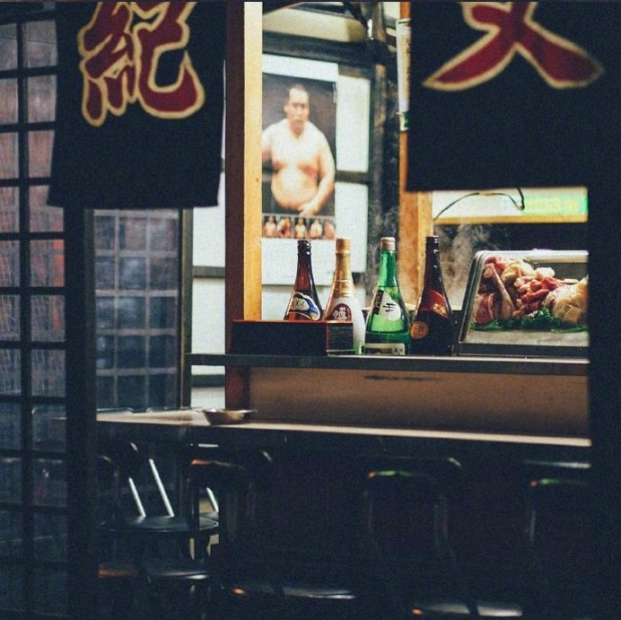 日本街头夜景风景图片