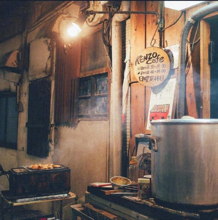 日本街头夜景风景图片