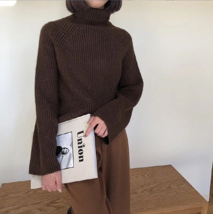简单舒适的毛衣搭配LOOK内搭外穿都可以穿衣搭配