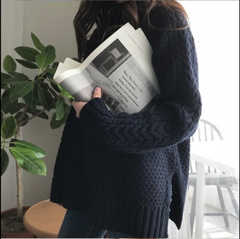 简单舒适的毛衣搭配LOOK内搭外穿都可以穿衣搭配