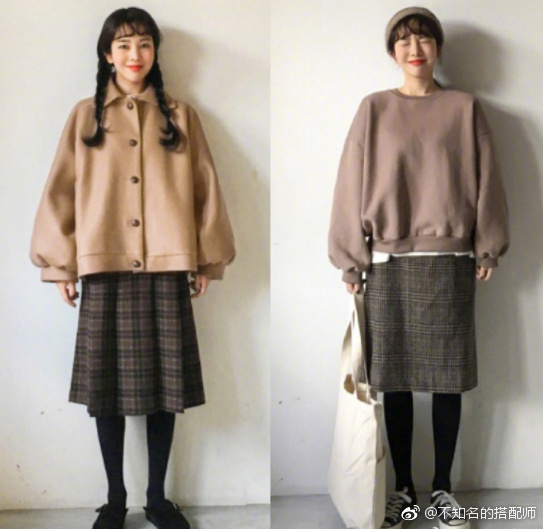 冬日可爱少女风穿搭风格
