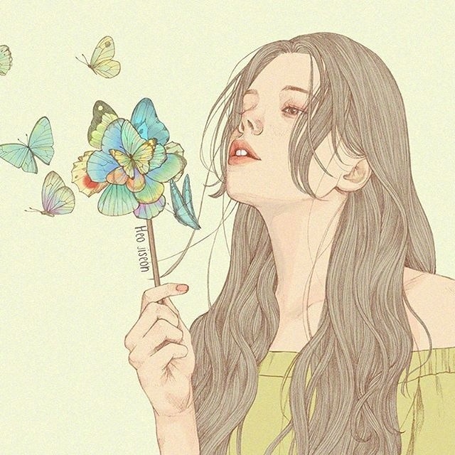 动漫女生头像集彼时当年少莫负好时光