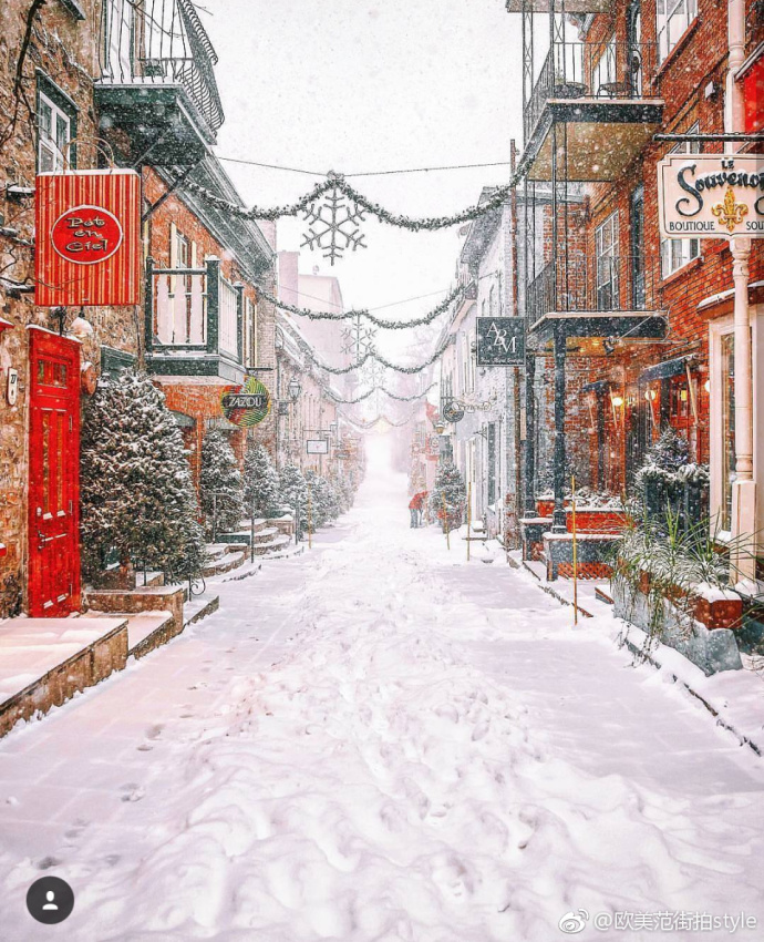 晒一晒你那里最美的雪景图片