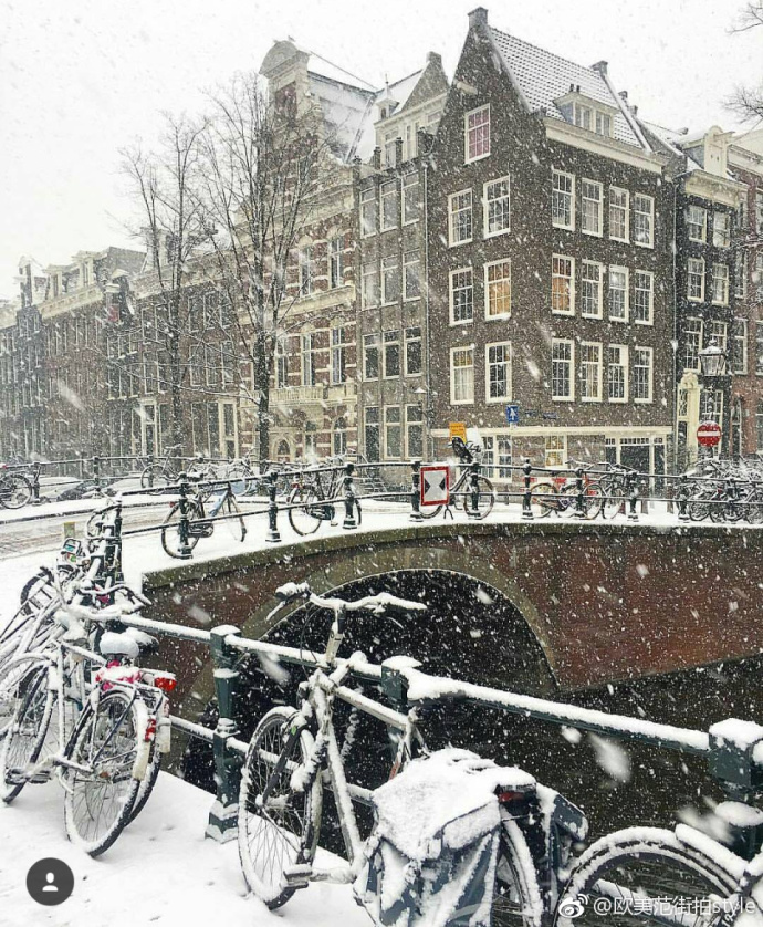 晒一晒你那里最美的雪景图片
