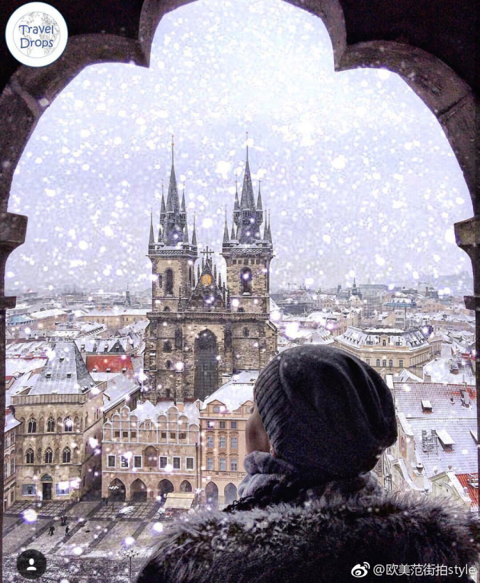 晒一晒你那里最美的雪景图片