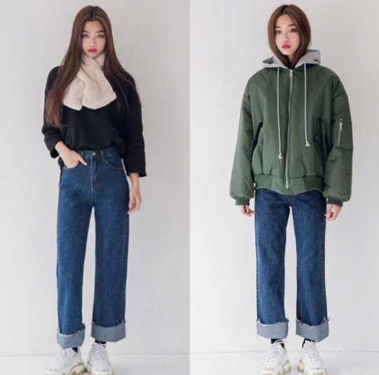 170cm高个子美女有点酷的气场穿搭Look