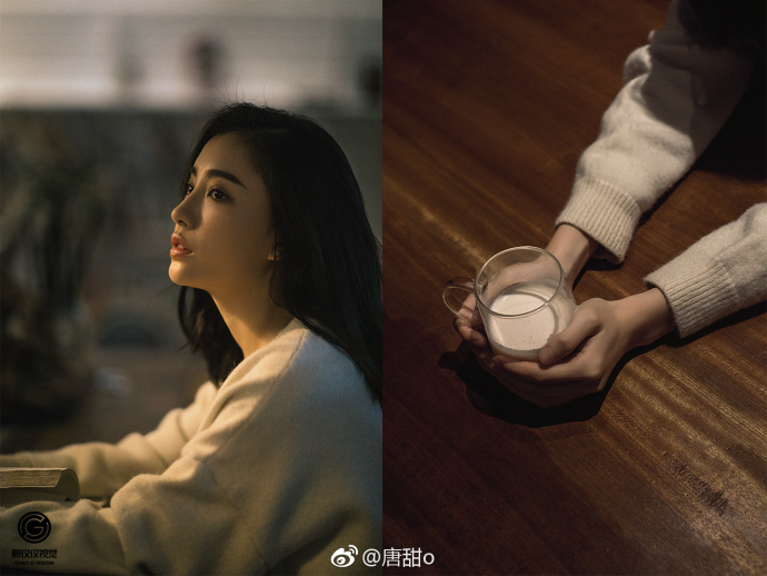 清纯美女唐甜文艺图片