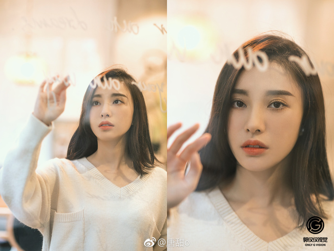 清纯美女唐甜文艺图片