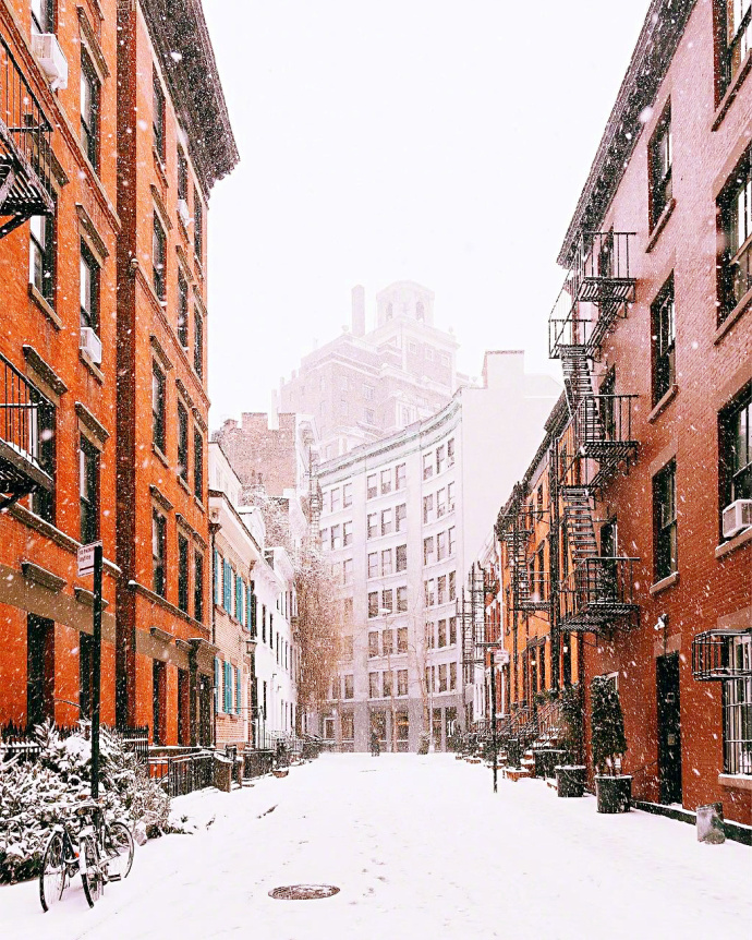 下雪时的风景图片_你的城市下雪了吗