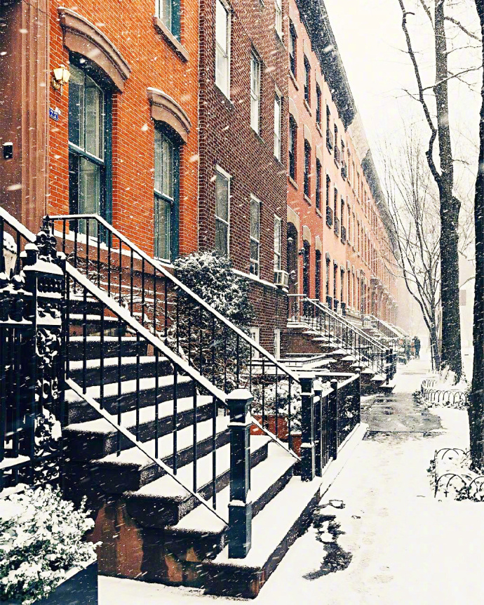 下雪时的风景图片_你的城市下雪了吗