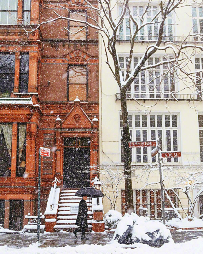 下雪时的风景图片_你的城市下雪了吗