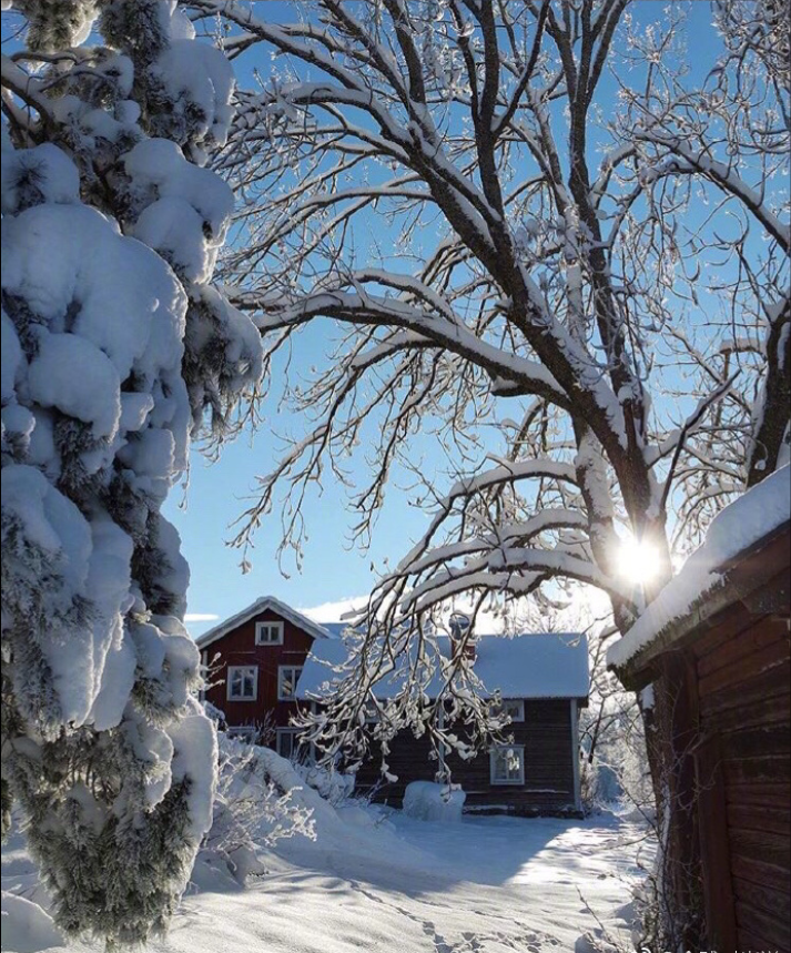 北欧风情_北欧雪景风景图片